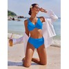 AI'MAGE High Waisted Bikini Sets Two Piece Tummy Control Swimsuits