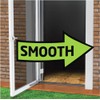 Touch 'n Hold Smooth Door Closer - Single Kit (Green)