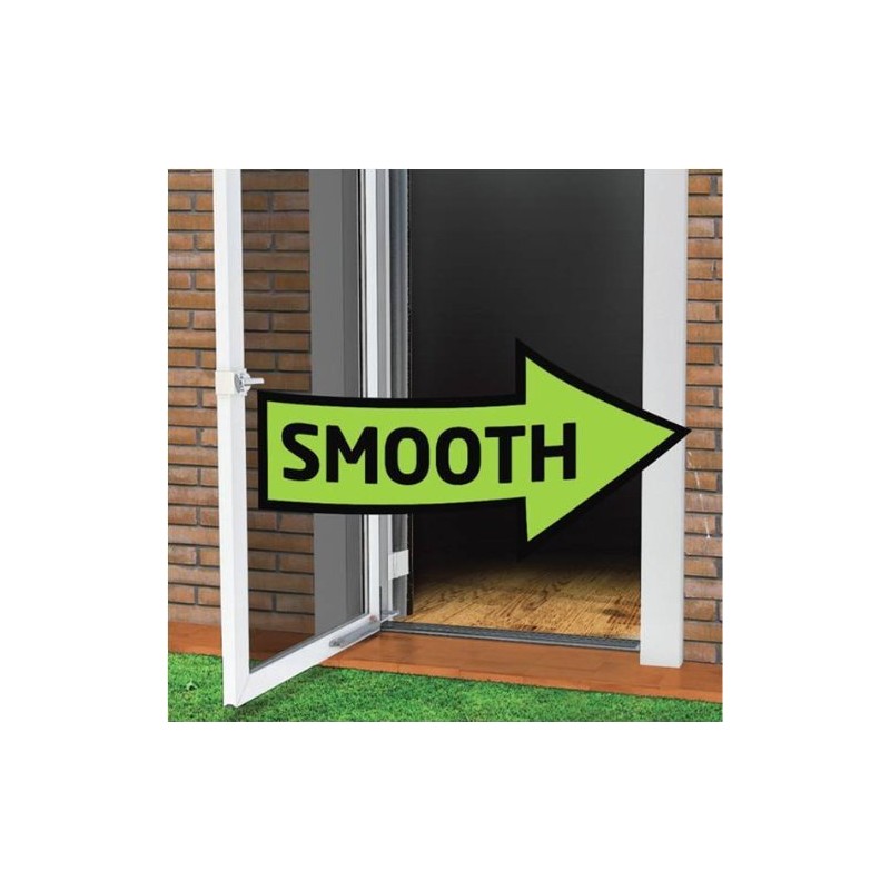 Touch 'n Hold Smooth Door Closer - Single Kit (Green)