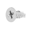 200Pcs Self Drilling Screw Countersunk Cross Stainless Steel 13mm Length