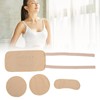 4pcs Castor Oil Packs Set Adjust Straps Prevent Leakage Washable