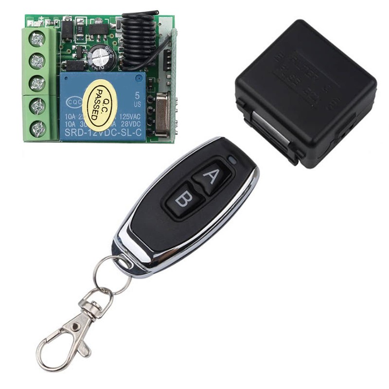 Wireless Remote Switch 12V Self Locking RF Remote Switch for