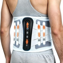 Cinturón de Soporte Lumbar, Cinturón lumbar Ajustable Unisex