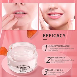 Exfoliante Labial, Exfoliante Labial Exfoliante Hidratante Hidratante Azúcar, Exfoliante de Labios Exfoliantes para Labios Secos y Fracturados, Antiedad y Temping, Mascarilla Labial, Producto