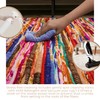 RAJRANG BRINGING RAJASTHAN TO YOU Chindi Patchwork Rug, 50 x