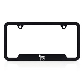 Baron-Jewelry USA Patriotic License Plate Frame Holder - Democratic Donkey National Party Symbol Qty 1,White