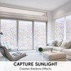 DUOFIRE Window Films for Privacy Rainbow Window Film, Stained Glass