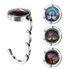 OIDEA Handbag Hook Portable 3 Pieces Hook Handbag Table Hanging