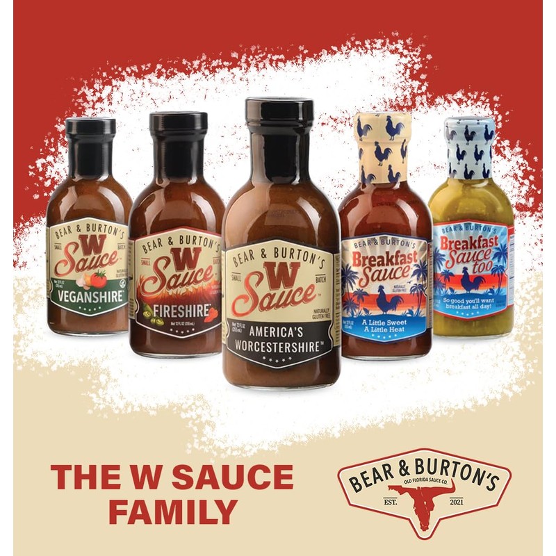 Bear and Burtons W Sauce | Distinctive Worcestershire Sauce Blend