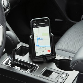 Heininger CommuteMate CellCup Car Cup Holder Organizer Cell Phone Holder - Black