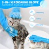 Pecute Pet Grooming Gloves - Heat Resistant Silicone Gloves with