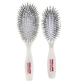 Phillips Brush Light Touch 1 and 2 Oval Cushioned Brush Combo Pack