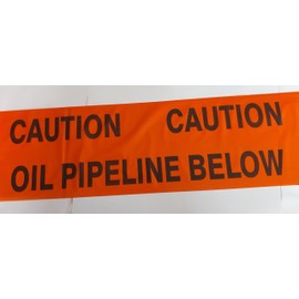 Ali's DIY Oil Pipeline Below Warning Tape - 5 Metre Custom Cut Length