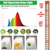 bodkar Wooden Grow Lights for Indoor Plants Full Spectrum, Slim
