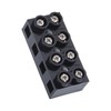sourcing map Dual Rows 4 Positions 500V 60A Cable Block