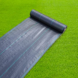 GDNaid 4ftx300ft Weed Barrier Landscape Fabric Heavy Duty, 3.2oz Weed Barrier Fabric, Weed Fabric Garden Fabric, Woven Geotextile Fabric