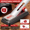 Saker Saker Honing Guide Tool Upgraded - Off-Center Sharpening Holder
