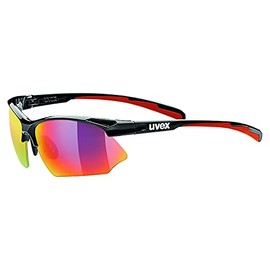 Uvex Sportstyle 802 Black (Red)