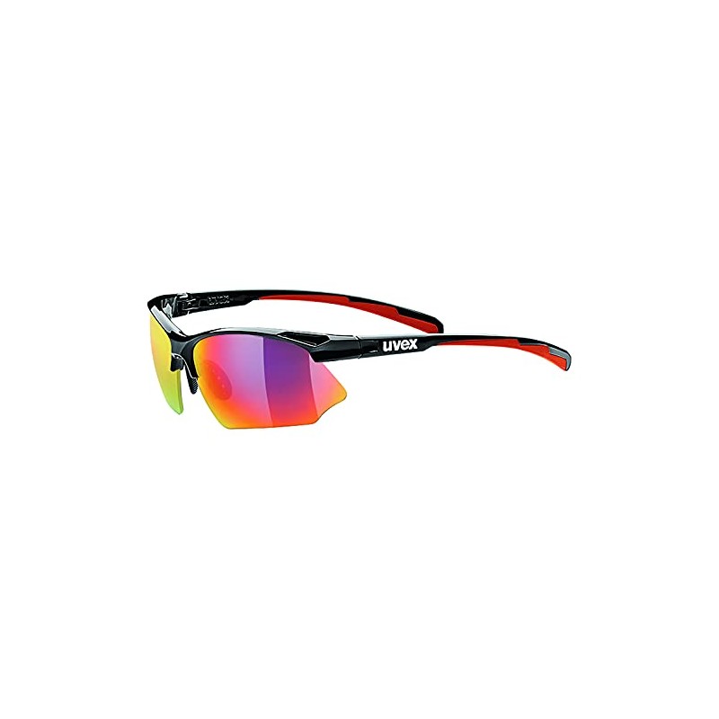 Uvex Sportstyle 802 Black (Red)