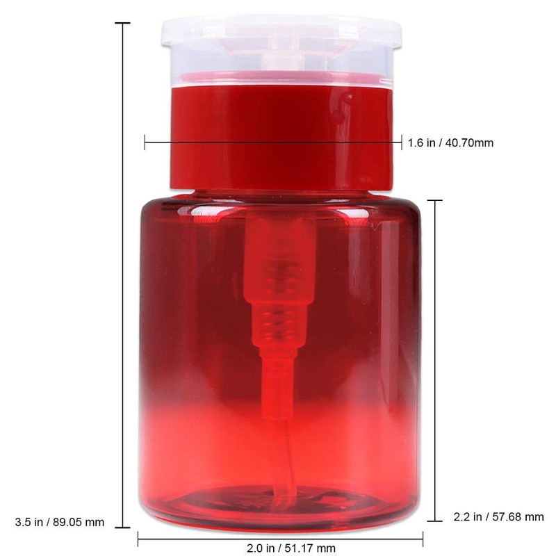 3oz Push Down Pump Dispenser Flip Top Cap Refillable Empty