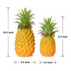 Lvydec Artificial Pineapple, Realistic Artificial Fruit Fake Pineapple for Ho...