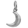 Sterling Silver Tiny Crescent Moon - VERY SMALL, Minimalist -