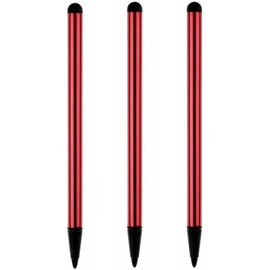 3Pcs Red Stylus Pens for Touch Screens,Fine Point Pencil for and Other Touch Screens,High Precision Stylus for All Universal Touch Screen Devices