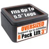 Oversized Bed Risers, 3 inch Lift, 8 Pack Heavy Duty