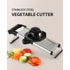 Stainless Steel Mandoline Slicer with Blades, Gloves, Vegetable Julienne Slicer