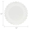 Hygloss Products Round Paper Doilies - Decorative, White Lace Doilies