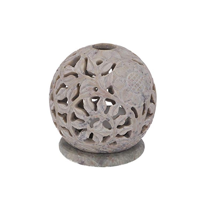 GURU SHOP GURU SHOP Indisches Duft Potpourri Beh?lter aus Speckstein,