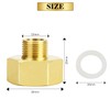 Reducer 3/8 to 3/4 Inch Brass Male Thread / Female