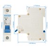 Baomain Miniature Circuit Breaker Single-Pole 20A DZ47-63 C20 400VAC, DIN
