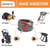Corretic 3/8" Pressure Washer Hose for Cold and Hot Water,