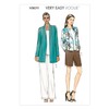 Vogue Patterns V9011 Misses' Jacket, Shorts and Pants Sewing Template,