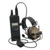 HEARFALCOM Tactical Military Accessories 6-Pin V2 U94 PTT Adapter for
