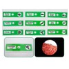 JZK 48 x Plastic Microscopes Slides for Children with Animals,