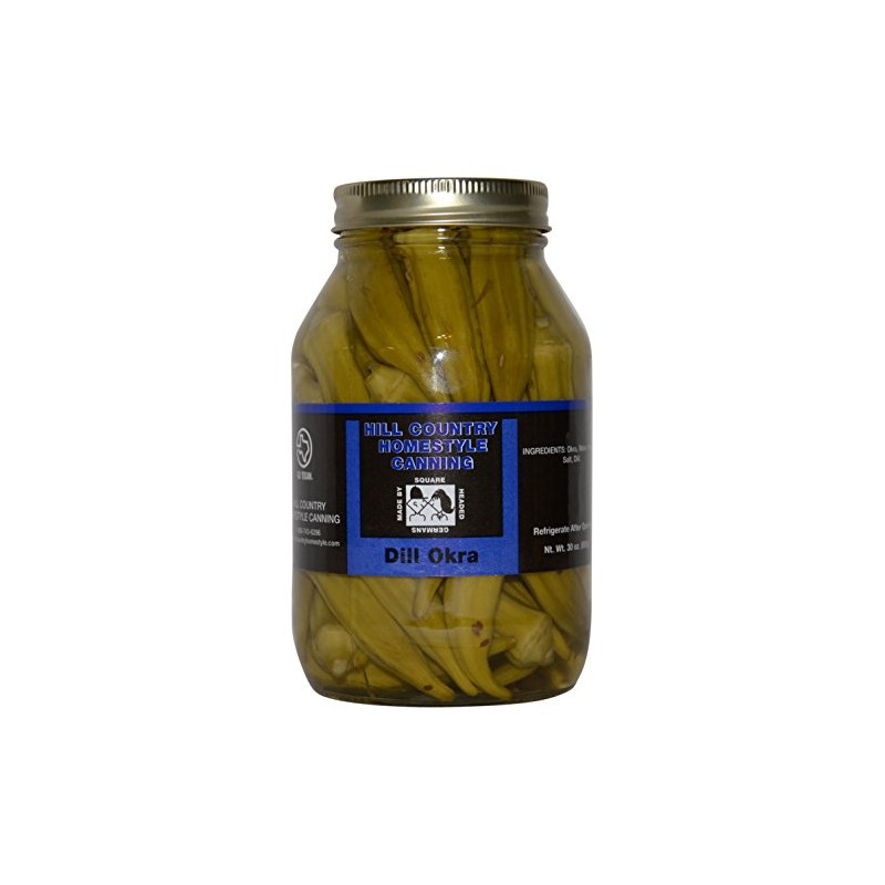 Texas Hill Country Pickled Dill Okra 32 oz