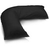 Easy Care V Shaped Pillowcase Plain Dyed Polycotton Machine Washable