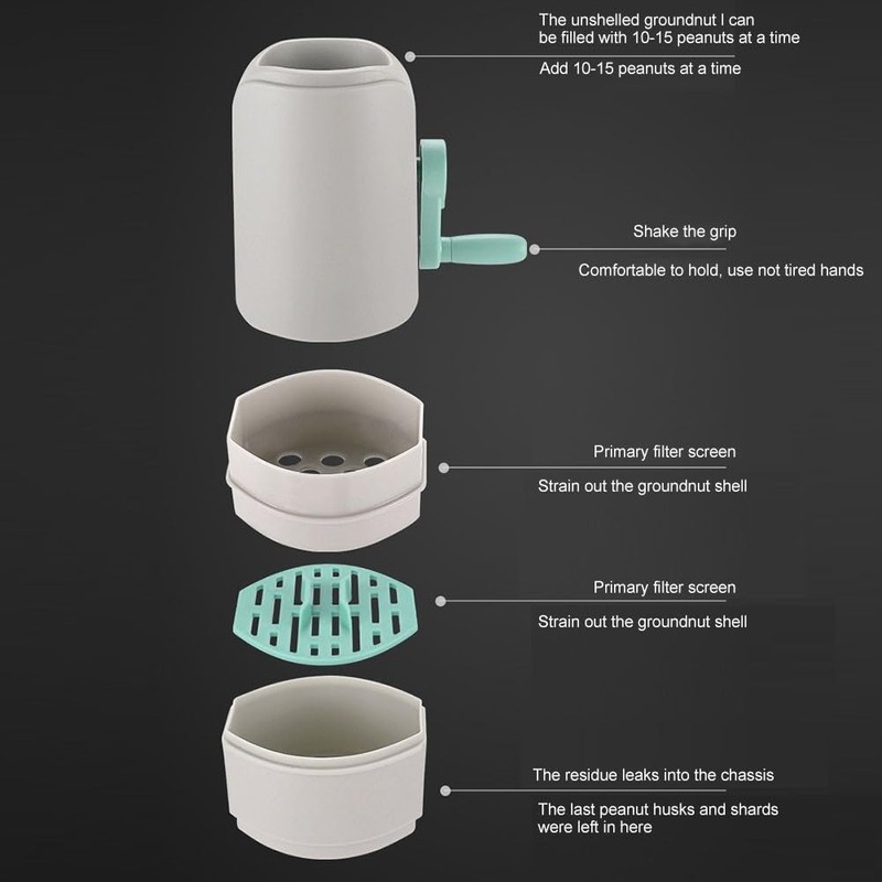 Pistachio Opener Automatic Peanut Peeler Peanut Opener Tool Multifunctional Chestnut