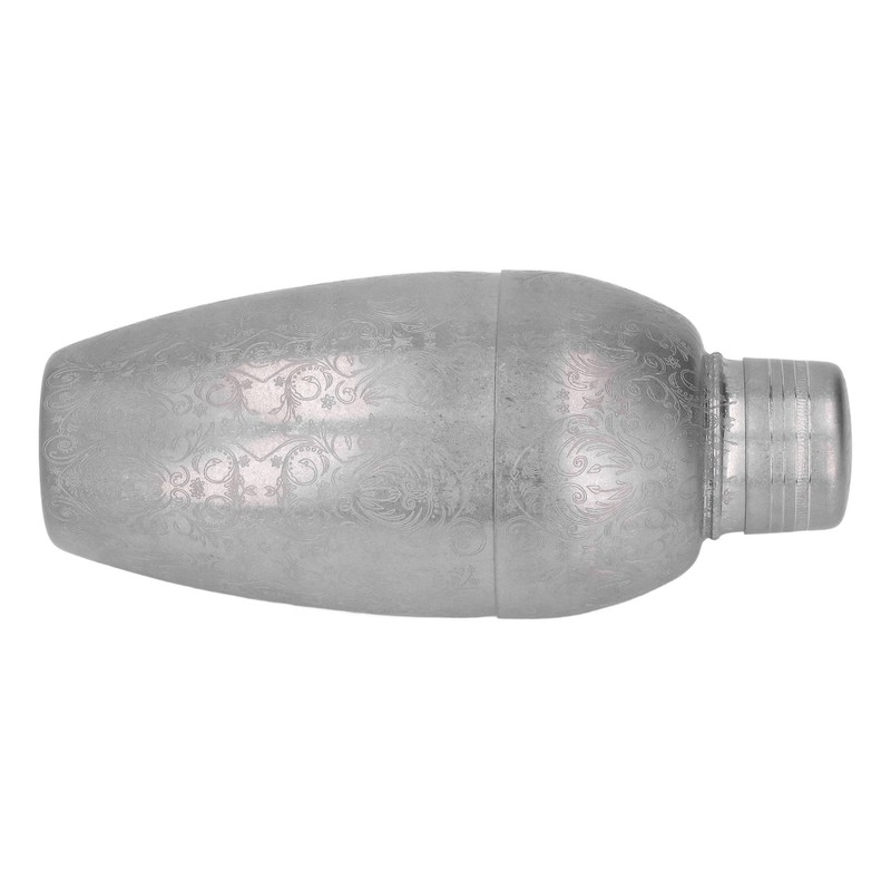 Cocktail Shaker 304 Stainless Steel High Strength Flower Carved Bartending