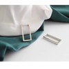Rectangular Hoop Earrings Sterling Silver 925 Earrings for Women Girls