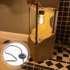 Asjeumt 6ft Foot Switch Lamp Cord Replacement, Black Floor Light