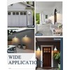 7" Outdoor Light Fixture with Motion Sensor, Dusk to Dawn