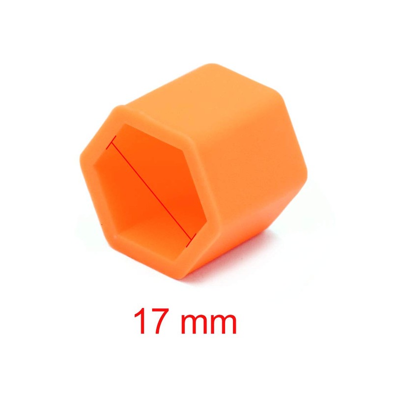 uxcell 20pcs 17mm Rubber Car Wheel Tire Tyre Nut Screw