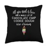 Chocolate Chip Cookie Dough Ice Cream Graphic - All You