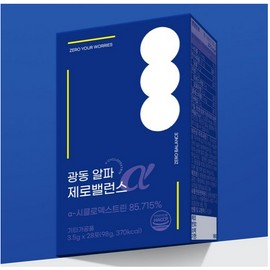 Guangdong 1+1+1 Guangdong Alpha Zero Balance Diet 28 servings 98g Alpha CD 3000mg, 28 sachets x 3 (84 sachets) / 1+1+1 광동 알파 제로 밸런스 다이어트 28회분 98g 알파시디 3000mg,28포x3(84포)