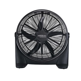 Premium Levella® Floor Fan 20-inch 3-Speed High Velocity. Adjustable Til. Elegant Black