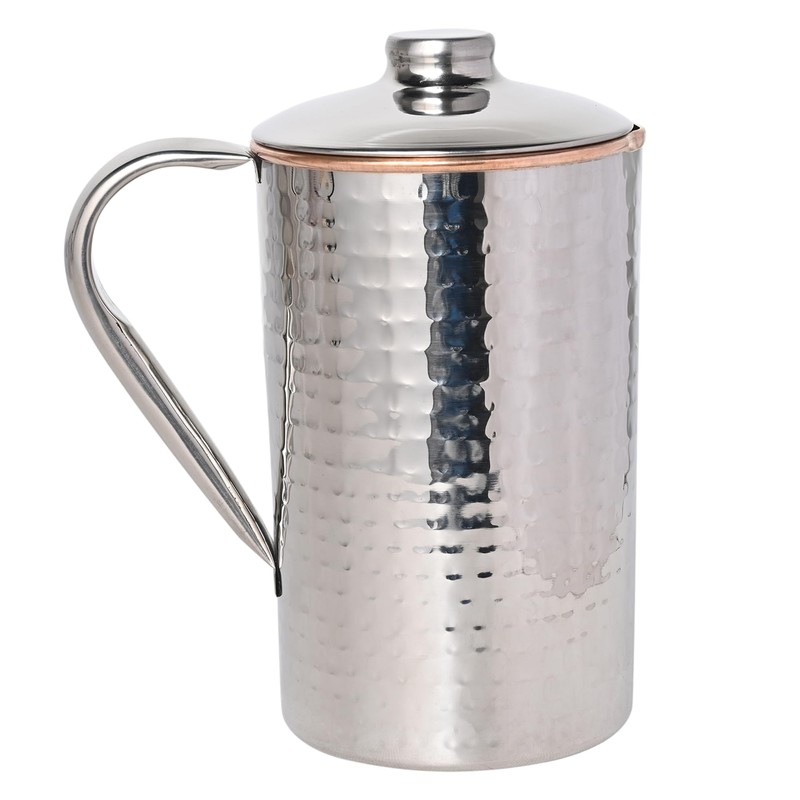 Copper and Stainless Steel Jug | Outer Stainless Steel and
