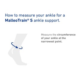 Bauerfeind - Ankle Brace - Ankle Support Bandage - Malleo Train S - Black, 6 Left